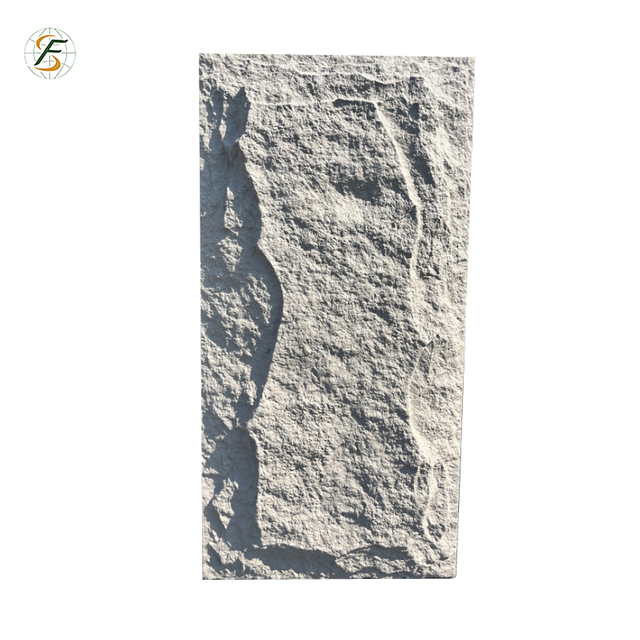 1200x600mm 3D Design PU Cultural Stone Plastic Simulated Stone Panel for Wall Decoration