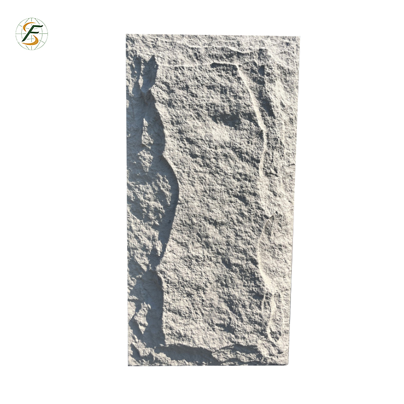 1200x600mm 3D Design PU Cultural Stone Plastic Simulated Stone Panel for Wall Decoration