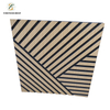 Red Oak Veneer Laminated MDF Polyester Sound Absorption Panels for Interior Wall Decoration