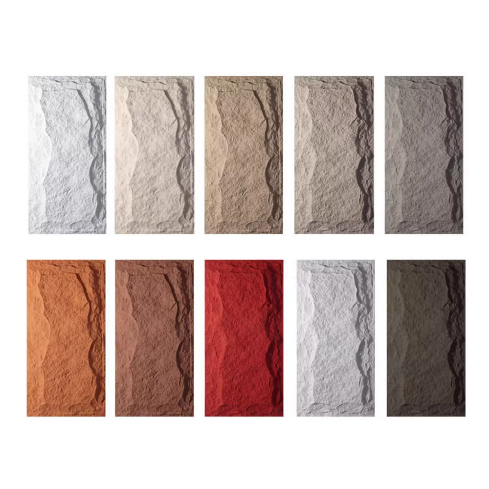 3D Rock Artificial Cultural Stone Wall Panel for Outdoor Decoration Factory Price