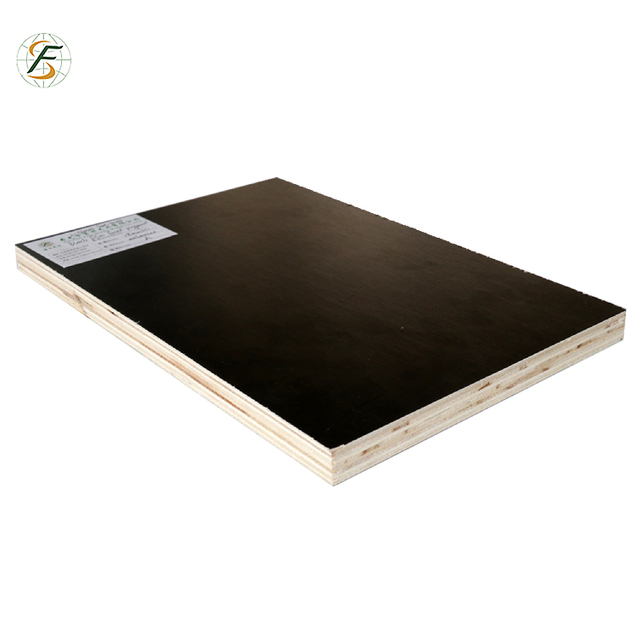 18*1220*2440mm 1-time Pressed 5~8 Reusable Cost-effective Film Faced Plywood for Concrete Formwork