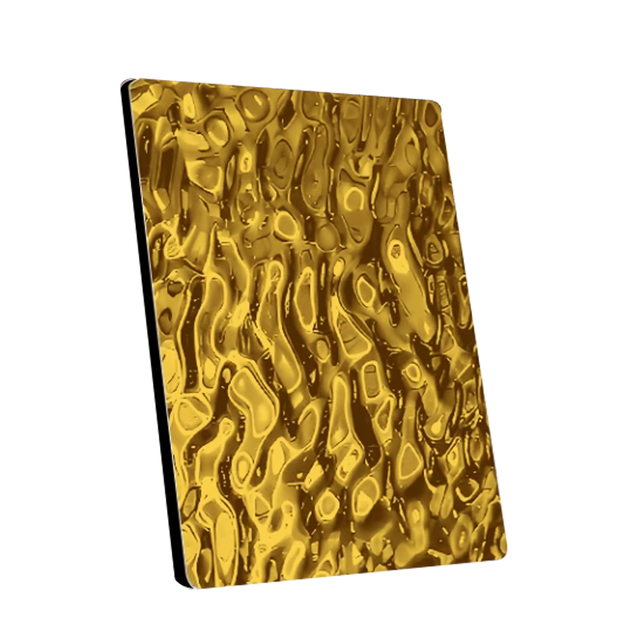 5mm/8mm Modern 3D Design PET /PVC Wall Panel Ripple Decorative Wall Panel for Hotel Ceiling