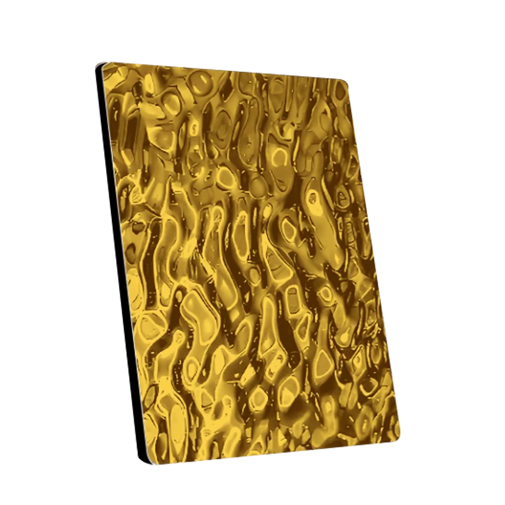 5mm/8mm Modern 3D Design PET /PVC Wall Panel Ripple Decorative Wall Panel for Hotel Ceiling