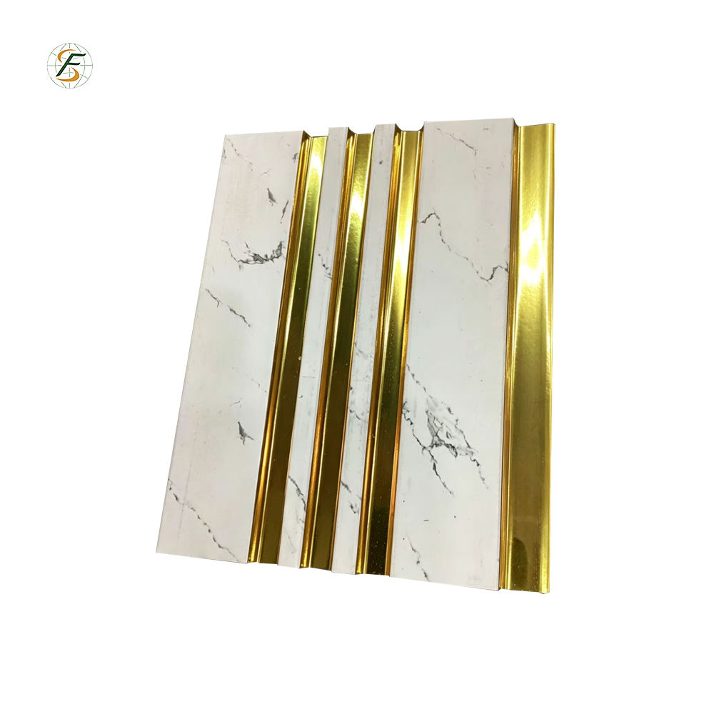 160*14mm PS Foam Fluted Wall Panel for Home Interior Decoration