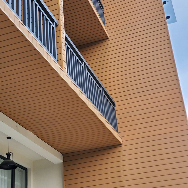 Residential And Commercial Use WPC Wall Cladding PE Exterior Wall Panels From China Factory
