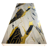 High Glossy Flexible PVC Wall Panel/ UV Marble Sheet 1220*2440*2.0mm For Interior Wall Decoration