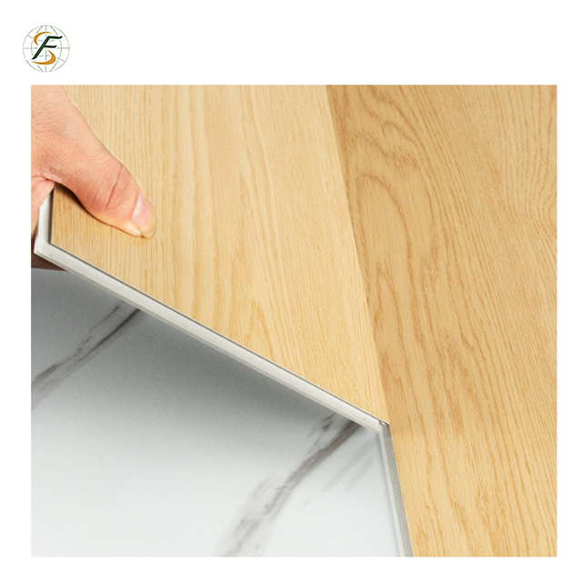 5mm Waterproof Unilin Click SPC Flooring Commercial Vinyl Tile for Offices And Living Rooms